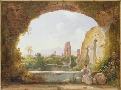 La grotta di Egeria da Franz Ludwig Catel